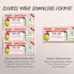Christmas Tennis Camp Gift Ticket Editable Template, Surprise Training Camp Sports Game Voucher Skills Clinic Coupon, Holiday Certificate