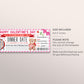 Dinner Night Gift Voucher Certificate Editable Template, Surprise Valentines Day Date Night Restaurant Dinner Night Gift Certificate DIY