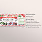 Christmas Car Race Ticket Gift Certificate Editable Template, Surprise Car Racing Event Voucher Printable, Holiday Driving Go Kart Coupon