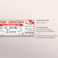 Ice Skating Lessons Christmas Gift Certificate Editable Template, Surprise Ice Skating Sports Voucher, Holiday Skating Membership Coupon