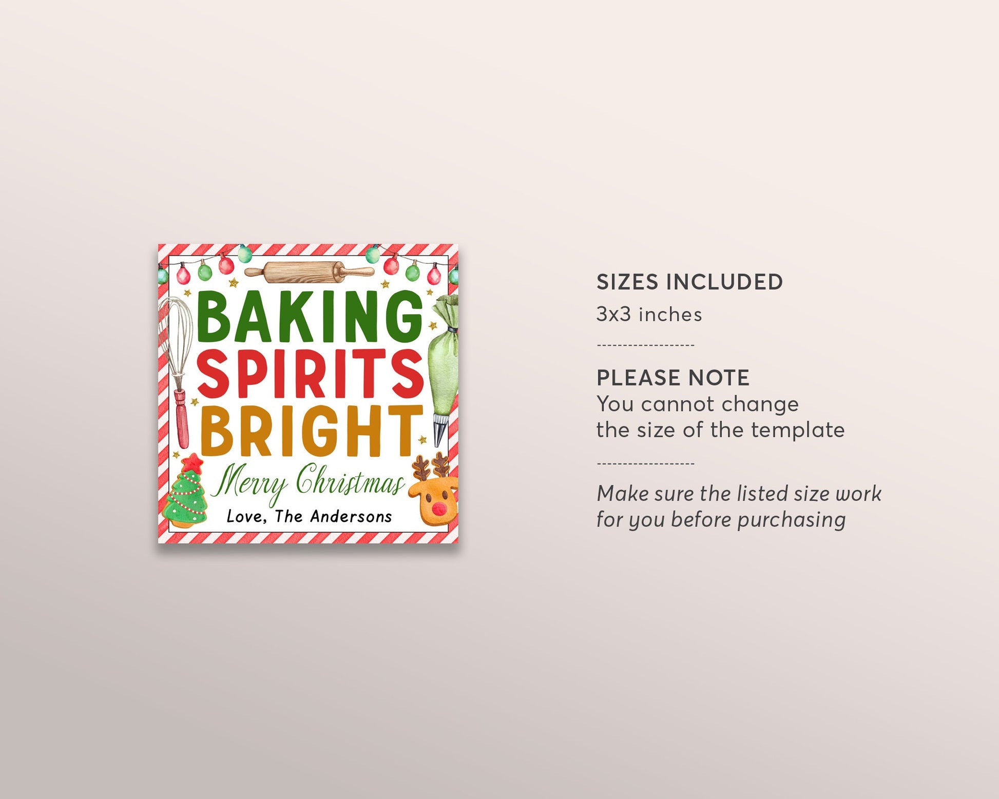 Baked with Love Tags SVG - Bakery Tags Cut File