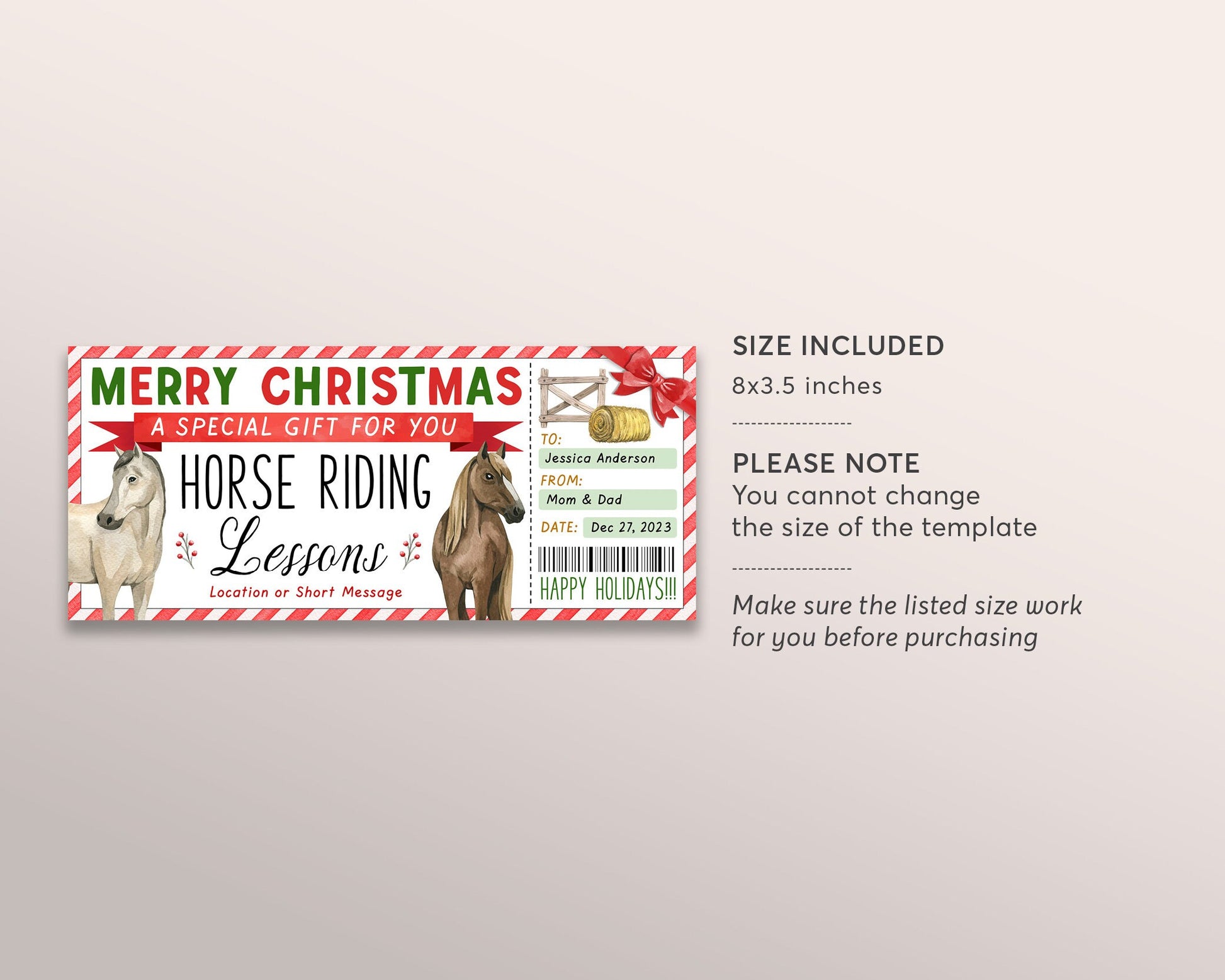 horse-riding-lessons-christmas-gift-voucher-editable-template-surpris-puff-paper-co for Free Printable Horse Riding Voucher Template Horse Riding Lessons Christmas Gift Voucher Editable Template, Surpris – Puff Paper Co for Free Printable Horse Riding Voucher Template