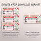 Christmas Gym Membership Ticket Editable Template, Surprise Personal Trainer Sports Voucher Gift Certificate, Holiday Workout Fitness Pass