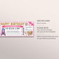 Surprise Weekend Getaway Voucher Editable Template, Birthday Trip Gift Certificate Gift For Her, Vacation Travel Ticket Staycation Printable