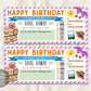 Hawaii Plane Ticket Boarding Pass Editable Template