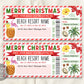 Beach Resort Vacation Travel Ticket Editable Template, Christmas Surprise Trip Reveal, Tropical Beach Weekend Getaway Ticket to Paradise DIY
