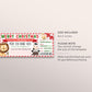 Zoo Ticket Editable Template, Surprise Christmas Gift For Kids, Zoo Membership Holiday Present, Safari Day Trip Animal Park Gift Certificate