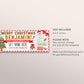 Santa Gift Voucher For Kids Editable Template, Christmas Santa Gift Ticket Surprise Gift Certificate Coupon, Present Gift Card Printable DIY