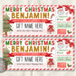 Santa Gift Voucher For Kids Editable Template
