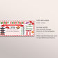 Japan Trip Ticket Boarding Pass Editable Template, Christmas Surprise Asia Tokyo Osaka Kyoto Travel Vacation Gift Certificate Holiday Reveal