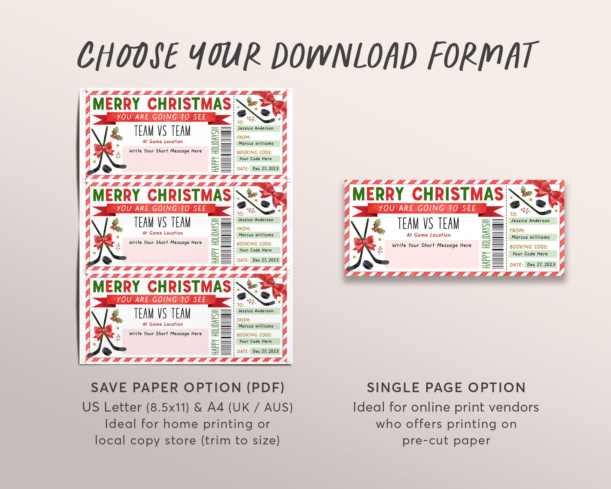 hockey-game-christmas-gift-ticket-editable-template-christmas-surpris-puff-paper-co for Free Printable Blank Hockey Ticket Template Hockey Game Christmas Gift Ticket Editable Template, Christmas Surpris – Puff Paper Co for Free Printable Blank Hockey Ticket Template