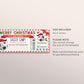 Christmas Soccer Camp Gift Ticket Editable Template, Surprise Training Camp Sports Game Voucher Skills Clinic Coupon, Holiday Certificate