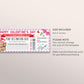 Valentines Day Boarding Pass Editable Template, Surprise Trip Plane Ticket, Vacation Travel Ticket, Holiday Trip Reveal Flight Destination