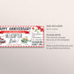 Helicopter Ride Ticket Gift Certificate Editable Template, Anniversary Surprise Helicopter Experience Gift Voucher For Wife Holiday Coupon