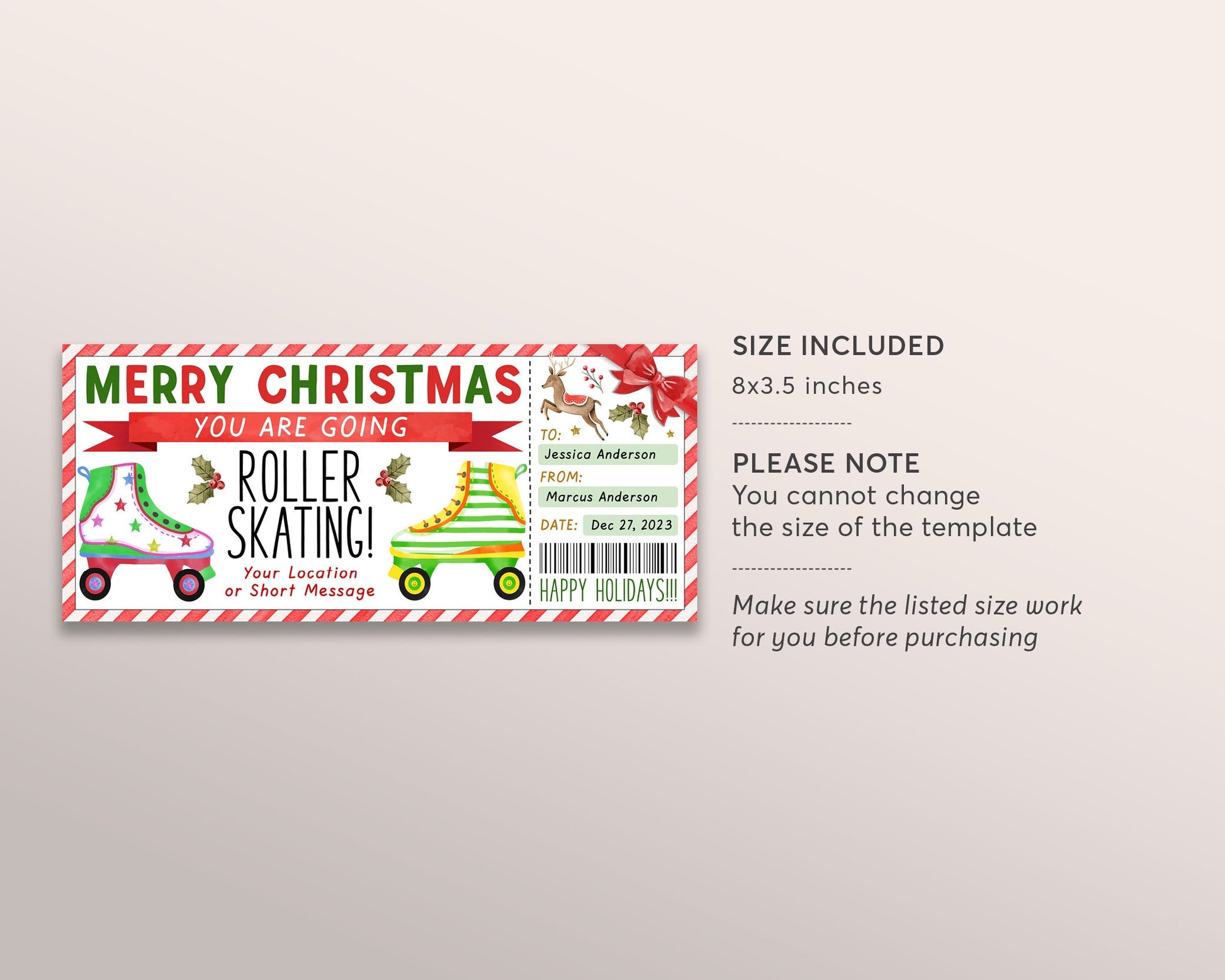 Surprise Roller Skating Ticket Editable Template, Christmas Holiday Ro – Puff Paper Co surprise-roller-skating-ticket-editable-template-christmas-holiday-ro-puff-paper-co