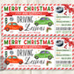 Christmas Driving Lessons Gift Certificate Editable Template