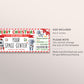 Space Center Surprise Trip Ticket Editable Template, Christmas Space Museum Gift Voucher For Kids, Holiday Astronaut Experience Planetarium