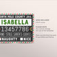 Christmas Mugshot Sign Board Editable Template, Holiday Ugly Sweater Photo Booth Prop Selfie Station Jail Sign Printable Mugshot Party Decor