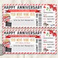 Movie Ticket Invitation Editable Template