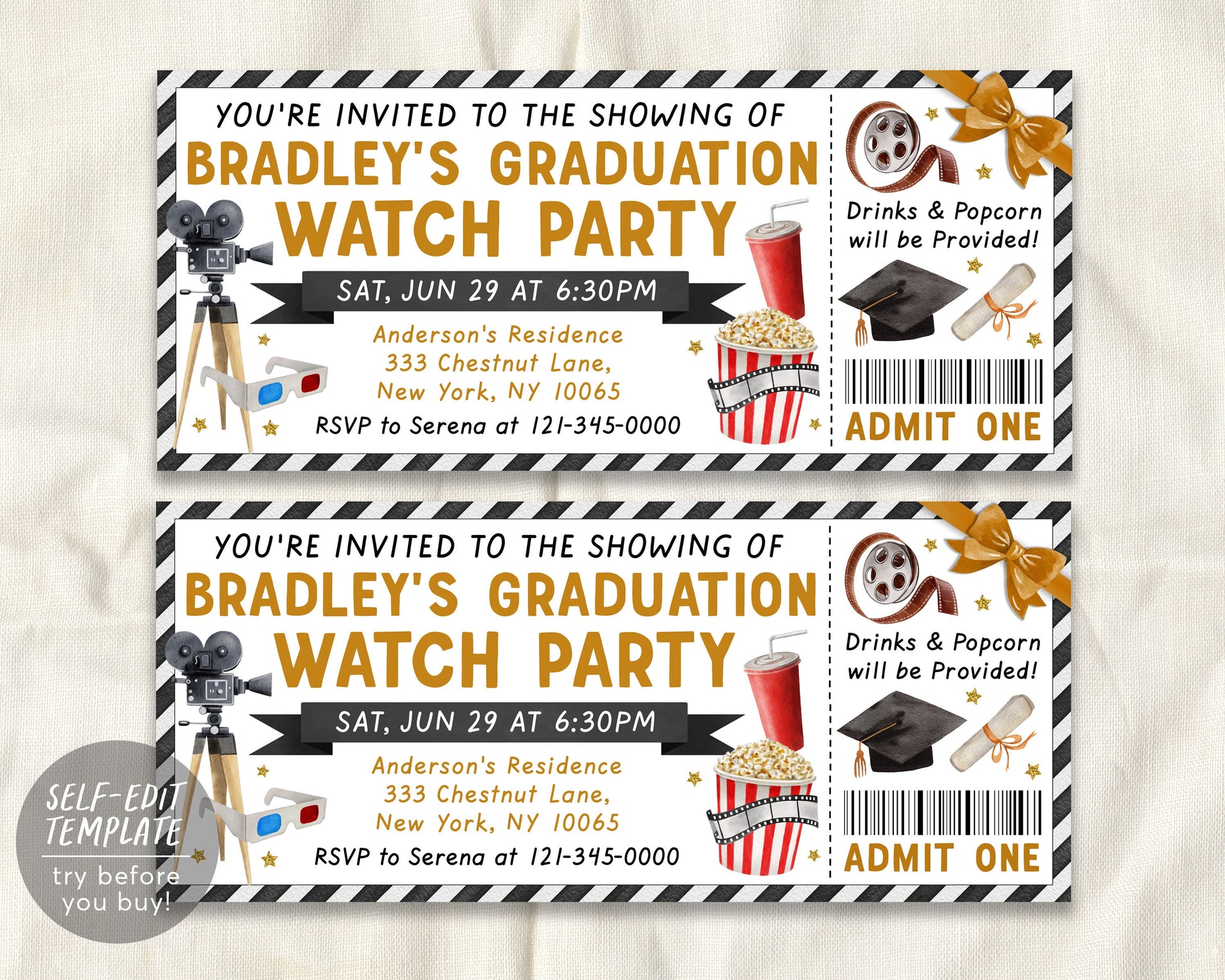 Walgreens Costco Film Developing Near Me Graduation Movie Invite