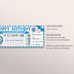 Birthday Restaurant Gift Voucher Editable Template, Surprise Dinner Date Gift Certificate Invite For Him Printable, Dining Night Out Coupon