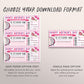 Mothers Day Restaurant Gift Voucher Editable Template, Surprise Dinner Gift Certificate Invite For Mom, Dining Night Out Coupon Reveal DIY