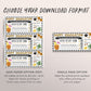 Beach Resort Vacation Travel Ticket Editable Template, Graduation Day Surprise Trip Reveal For New Graduate Tropical Weekend Getaway Voucher