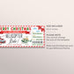 Christmas Helicopter Ride Ticket Gift Certificate Editable Template, Surprise Helicopter Experience Gift Voucher Holiday Coupon Printable