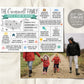 Year In Review Infographic Christmas Card Editable Template