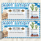 Arizona Trip Ticket Boarding Pass Editable Template