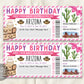 Arizona Trip Ticket Boarding Pass Editable Template, Surprise Birthday Travel Vacation Airline Ticket Gift Certificate, Holiday Trip Reveal