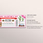 Arizona Trip Ticket Boarding Pass Editable Template, Surprise Valentines Day Travel Airline Gift Certificate, Girlfriend Wife Trip Reveal