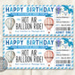 Hot Air Balloon Ticket Editable Template, Birthday Surprise Hot Air Balloon Gift Certificate Reveal For Him, Voucher Experience Coupon