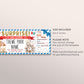 Theme Park Ticket Editable Template, Surprise Amusement Park Gift Voucher For Kids, Carnival Day Trip Gift Certificate Any Occasion DIY