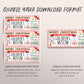 Children's Museum Ticket Editable Template, Surprise Museum Membership Gift Voucher For Kids Science Museum Day Trip Gift Certificate Coupon