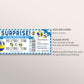 Volleyball Game Gift Ticket Editable Template, Surprise Sports Game Ticket, Volleyball Lover Stadium Voucher Gift Certificate Any Occasion