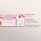 Mothers Day Surprise Boarding Pass Editable Template, Vacation Travel Plane Ticket Voucher For Mom, Trip Flight Destination Certificate DIY