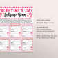 Valentine's Day Lollipop Gram Editable Template, Valentine Candy Gram Feburary Fundraiser Event, Heart PTA PTO School Church Community