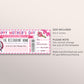 Mothers Day Restaurant Gift Voucher Editable Template, Surprise Dinner Gift Certificate Invite For Mom, Dining Night Out Coupon Reveal DIY