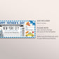 Fathers Day New York City Trip Ticket Editable Template, Surprise Travel Vacation Gift Certificate For Dad, NYC Trip Reveal, Pack Your Bags