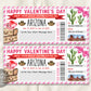 Arizona Trip Ticket Boarding Pass Editable Template