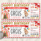 Circus Ticket Editable Template