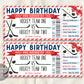 Hockey Game Gift Ticket Editable Template