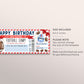 Birthday Football Camp Gift Ticket Editable Template, Surprise Training Camp Sports Game Voucher Skills Clinic Coupon Gift Certificate DIY