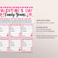 Valentine's Day Candy Gram Flyer Editable Template, Valentine Heart Candy Gram Fundraiser Event, PTA PTO School Nonprofit Church Community