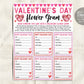Valentine&#39;s Day Flower Gram Flyer Editable Template