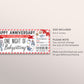Babysitting Gift Coupon Editable Template, Wedding Anniversary Surprise Babysitter Gift Ticket Voucher, Parents Certificate Gift Card
