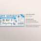 Babysitting Gift Coupon Editable Template, Birthday Surprise Babysitter Gift Ticket Voucher, Custom New Dad Certificate Gift Card Kid Free