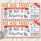 Babysitting Gift Coupon Editable Template