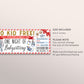 Babysitting Gift Coupon Editable Template, Surprise Babysitter Gift Ticket Voucher, Custom New Mom Certificate Gift Card Kid Free Printable